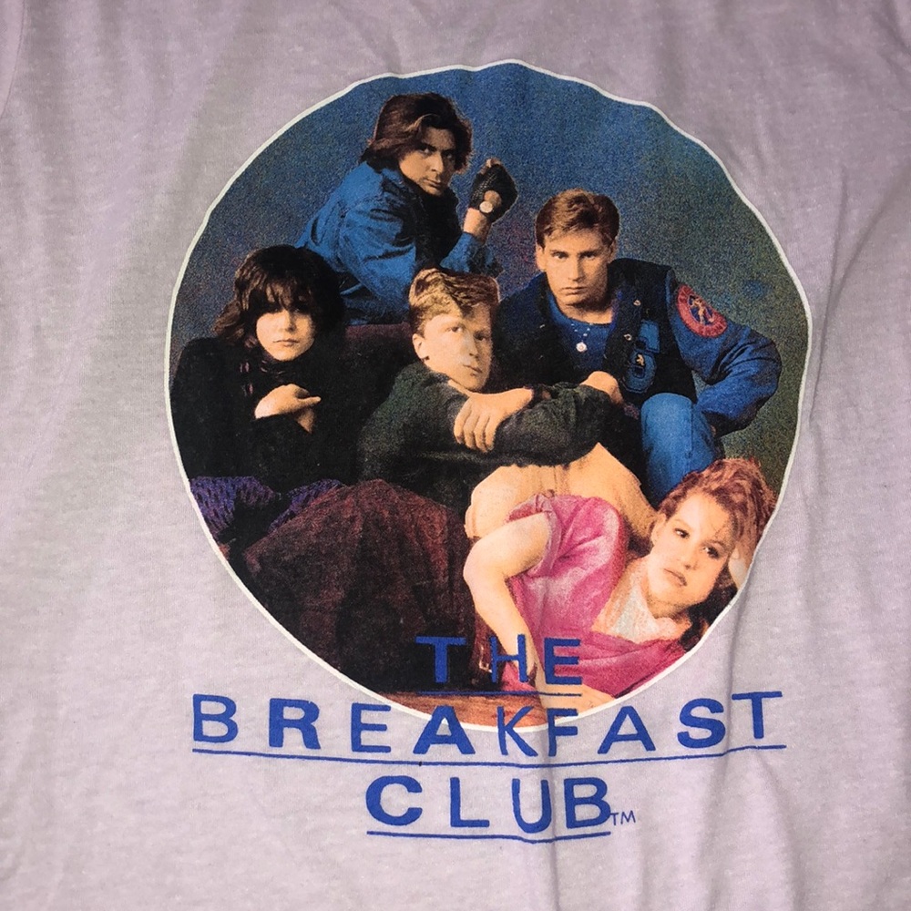 Light pink The Breakfast Club shirt - Picture 2 of 4